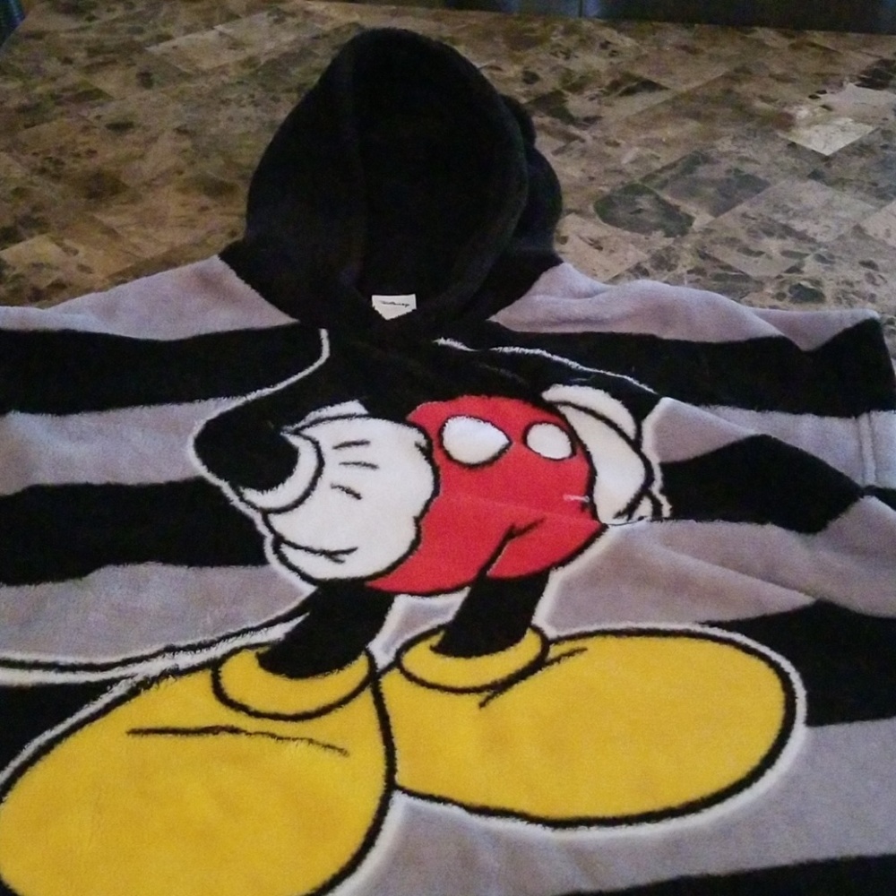 Kids Mickey Mouse Poncho
